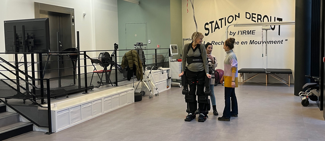 Station Debout by l'IRME, centre de recherche et d'activités physiques adaptées au centre de Paris