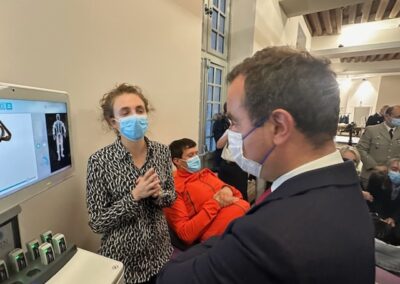 Inauguration du nouveau plateau technique de rééducation de l’Institution nationale des Invalides en présence du Ministre des armées, Monsieur Sébastien Lecornu.