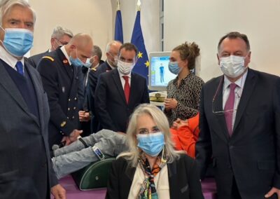 Inauguration du nouveau plateau technique de rééducation de l’Institution nationale des Invalides en présence du Ministre des armées, Monsieur Sébastien Lecornu.